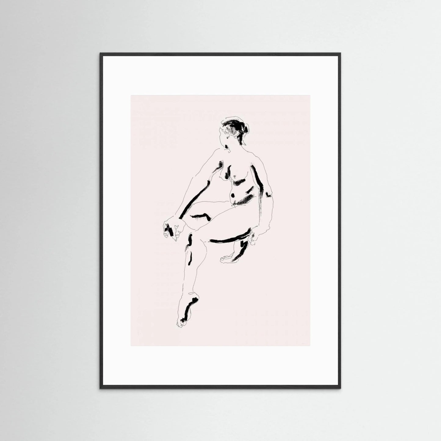 Naked Woman Black and White by Francesco Gulina