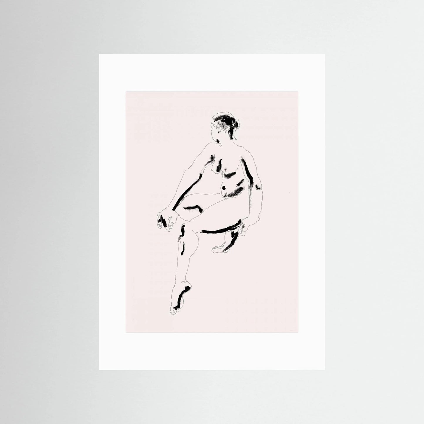 Naked Woman Black and White by Francesco Gulina