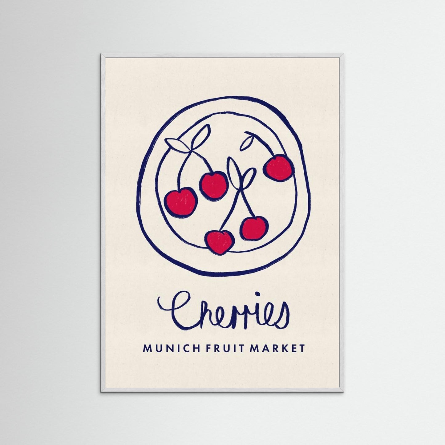 Cherries Munich Food Market Germany by Dirkie Nell