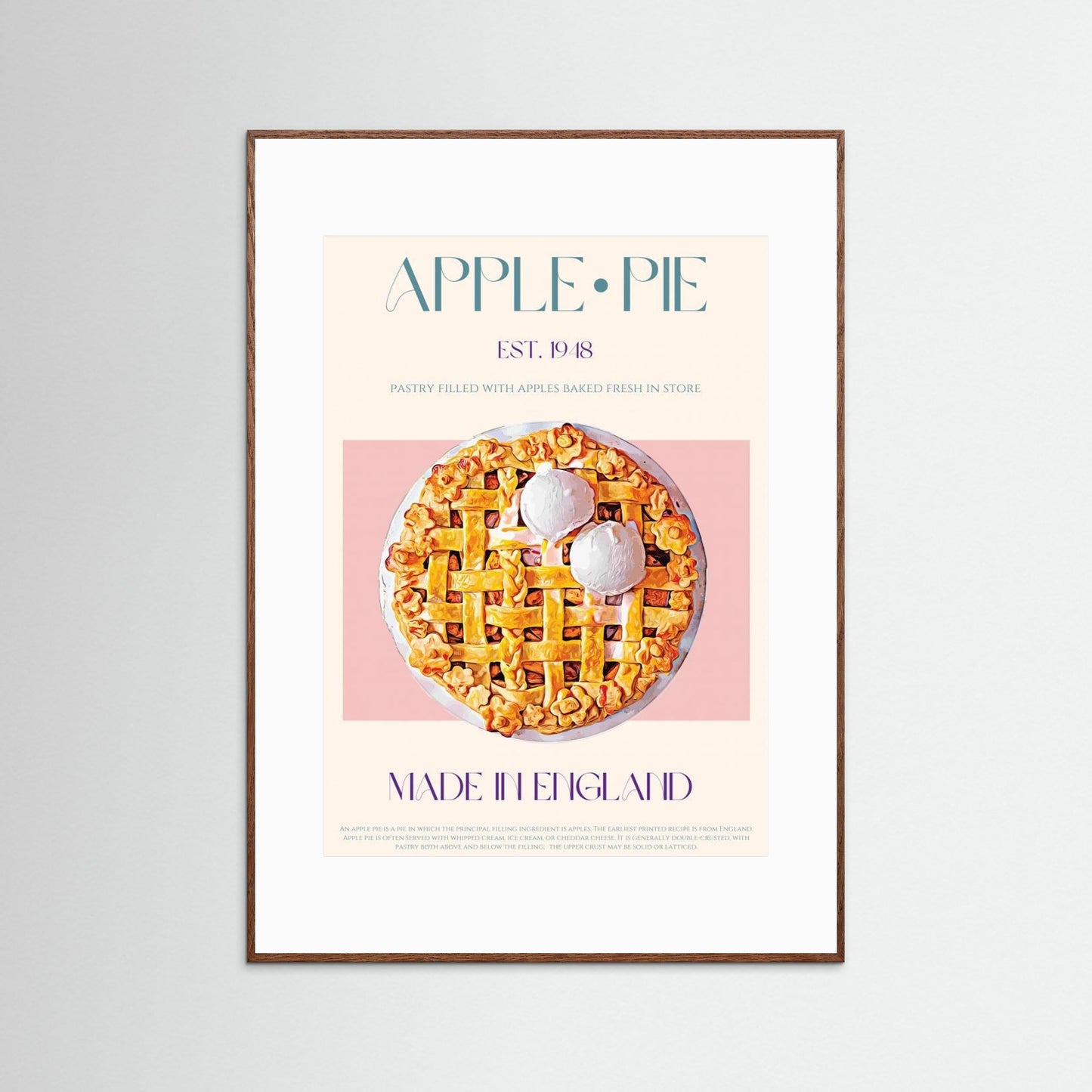 23ratioapplepieprint by Nazma Khokhar