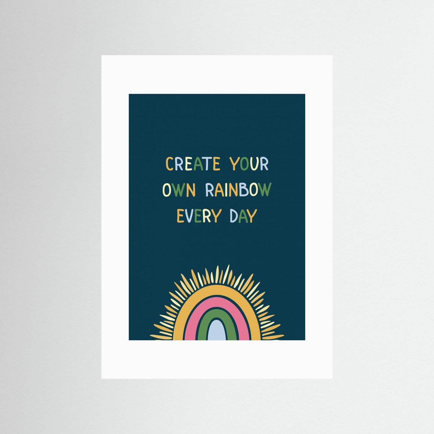 What a Wonderful World - Affirmation Poster 01 by Olena Kovalova