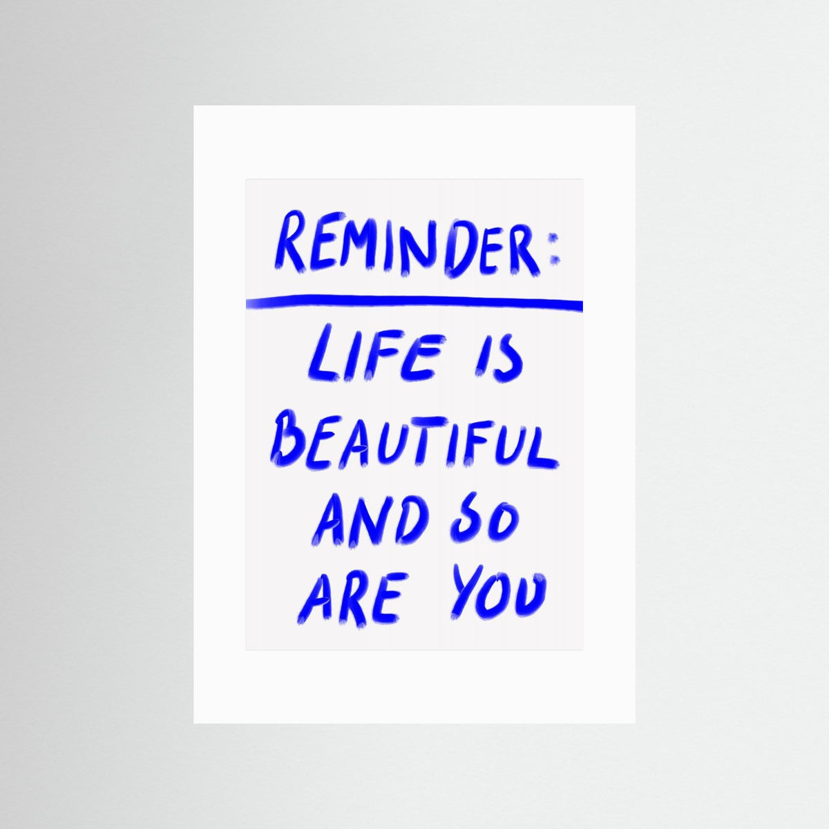 Reminder by Athene Fritsch