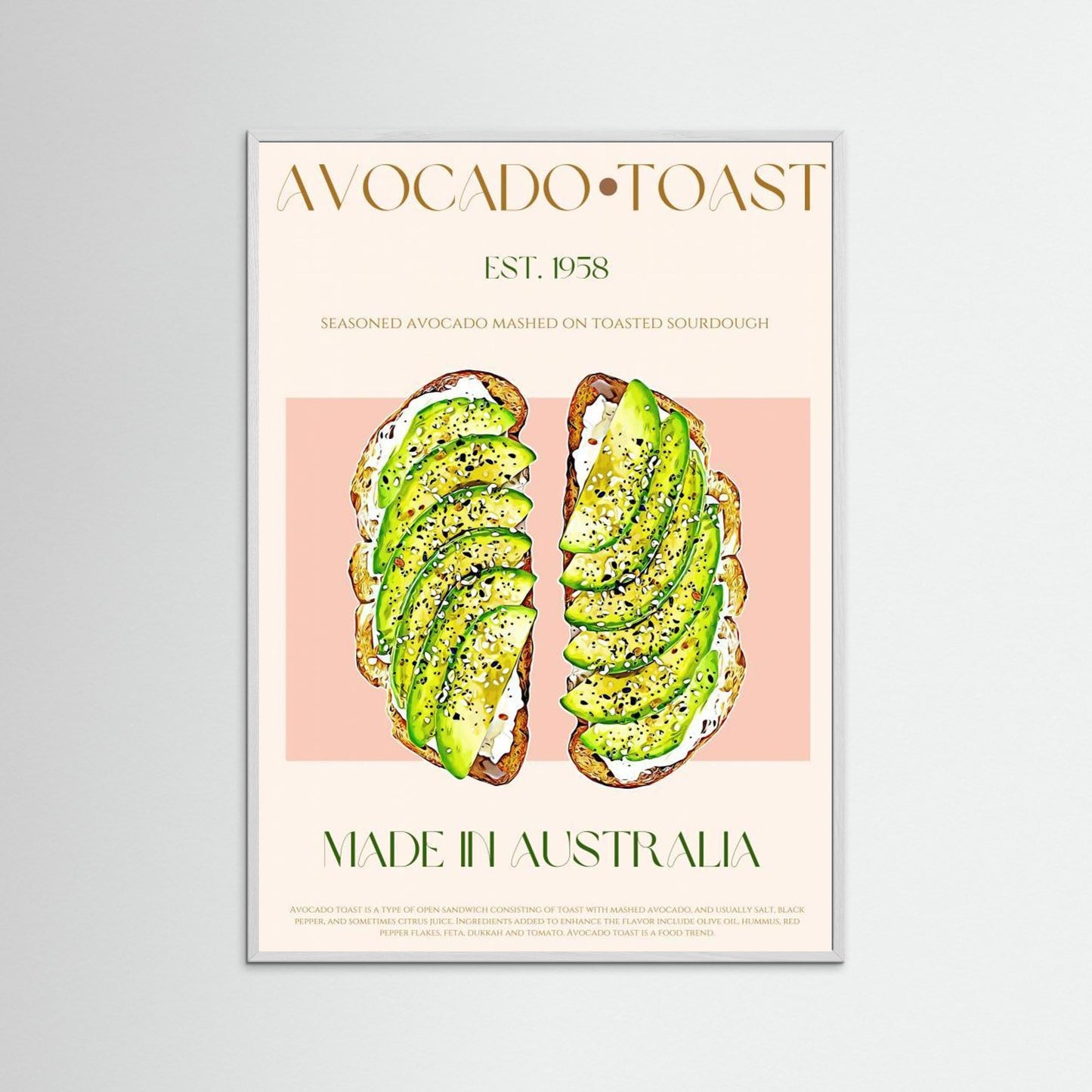 23ratioavocadotoastprint by Nazma Khokhar