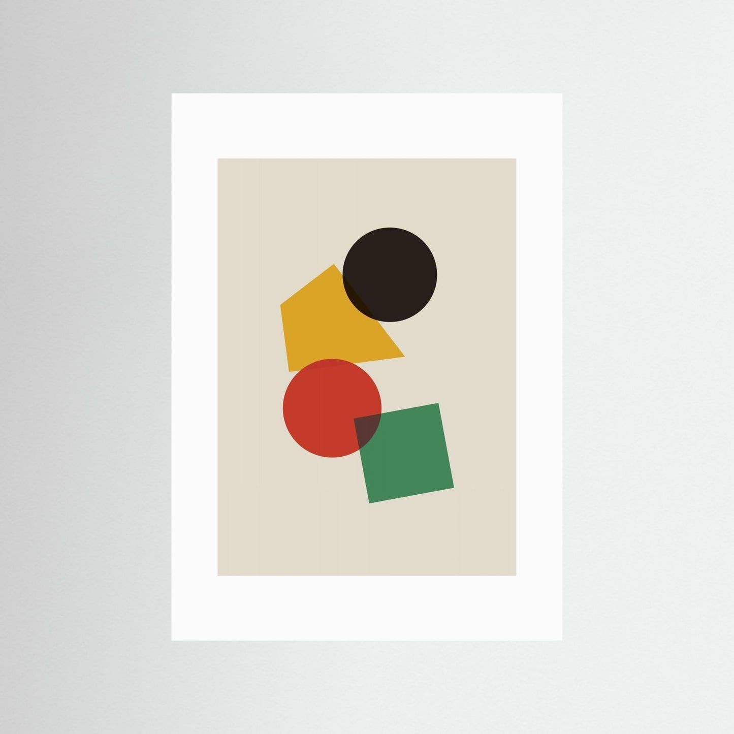 Geometric Composition 1 by Oju Design