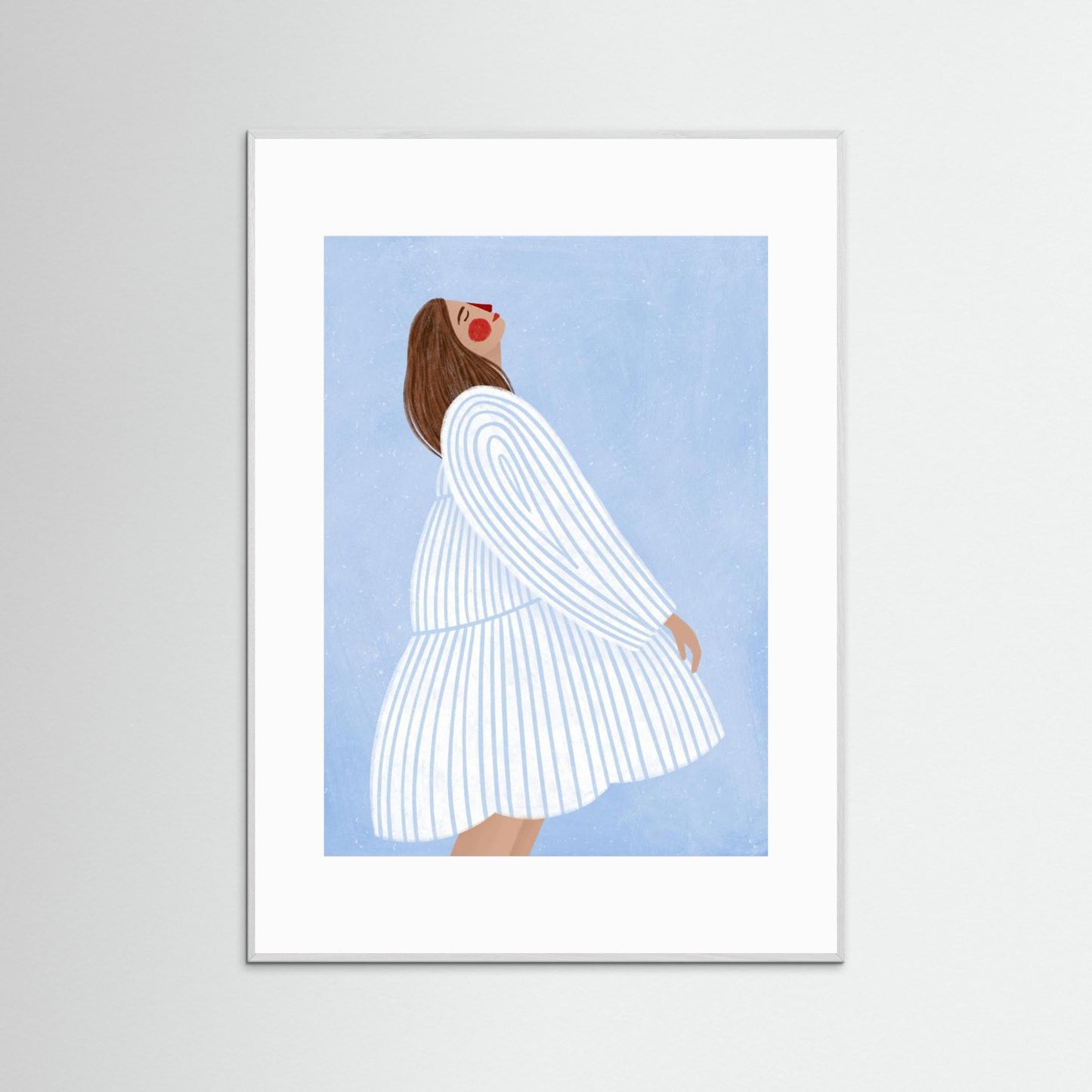 The Woman With the Blue Stripes by Bea Müller