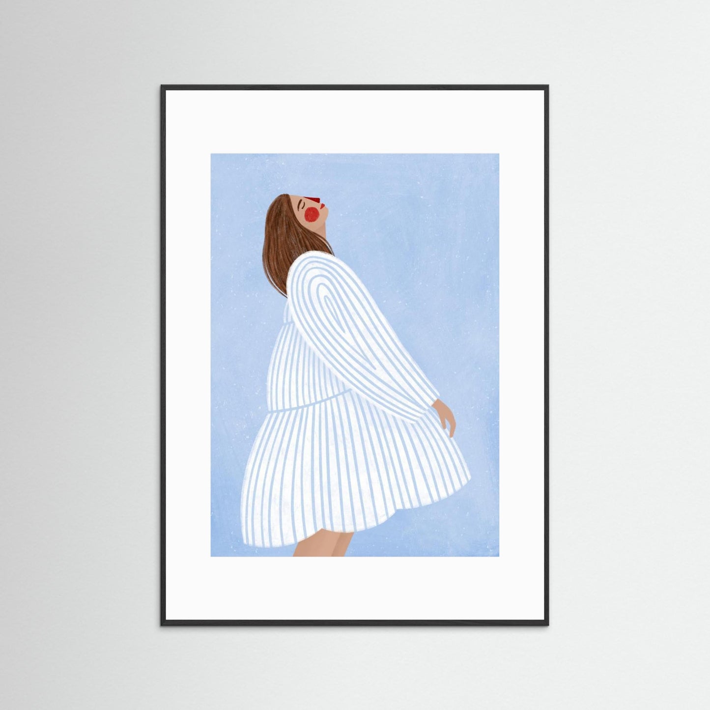 The Woman With the Blue Stripes by Bea Müller
