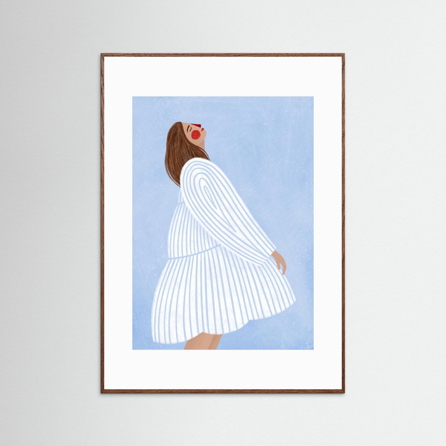 The Woman With the Blue Stripes by Bea Müller