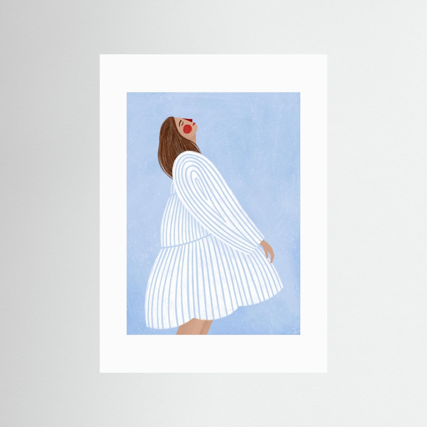The Woman With the Blue Stripes by Bea Müller