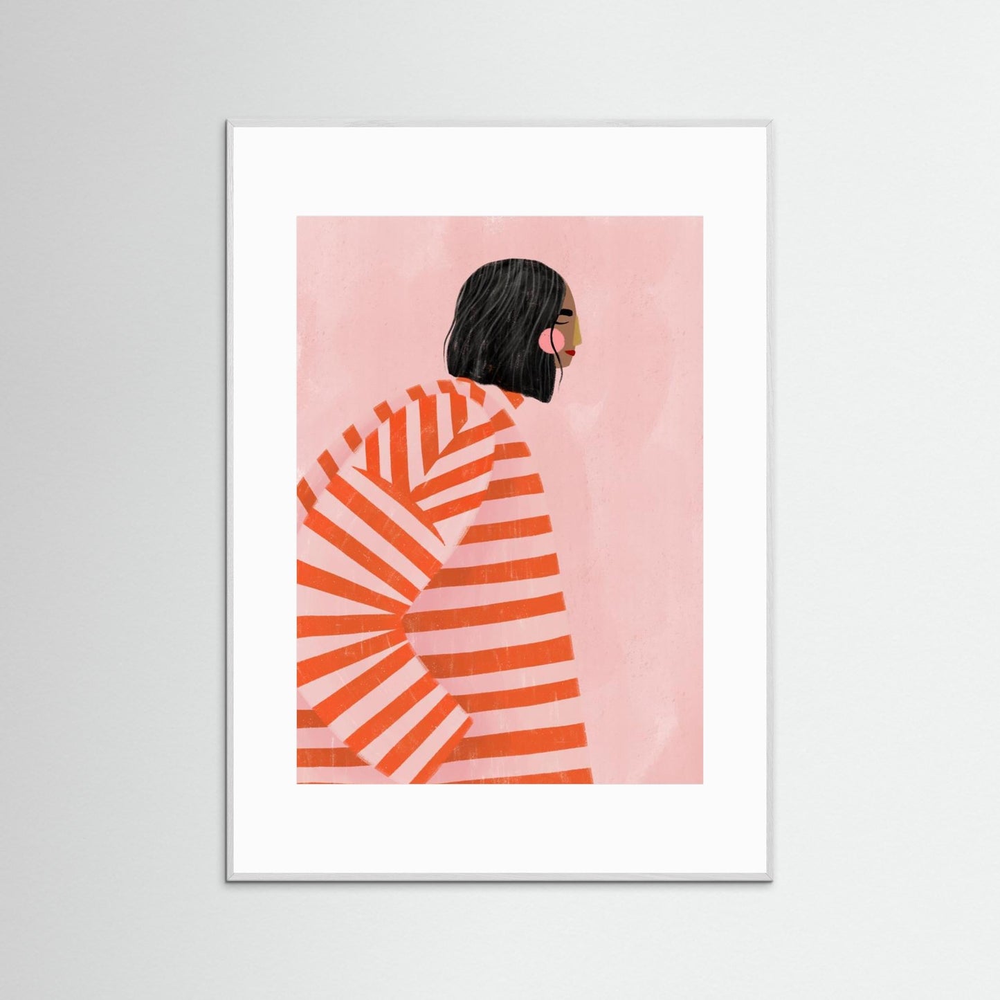 The Woman With the Orange Stripes by Bea Müller