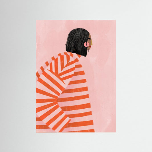 The Woman With the Orange Stripes by Bea Müller