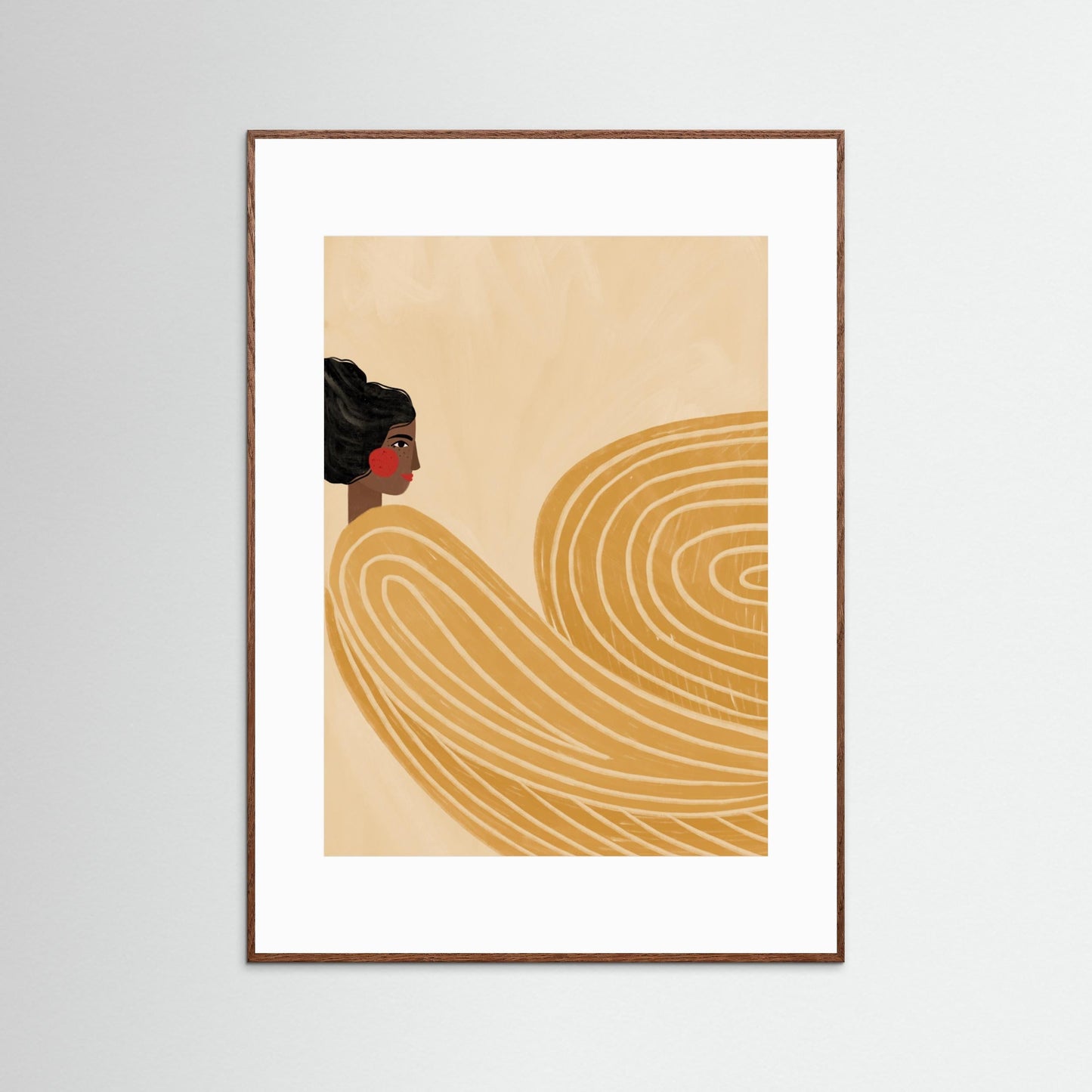 The Woman With the Yellow Stripes by Bea Müller