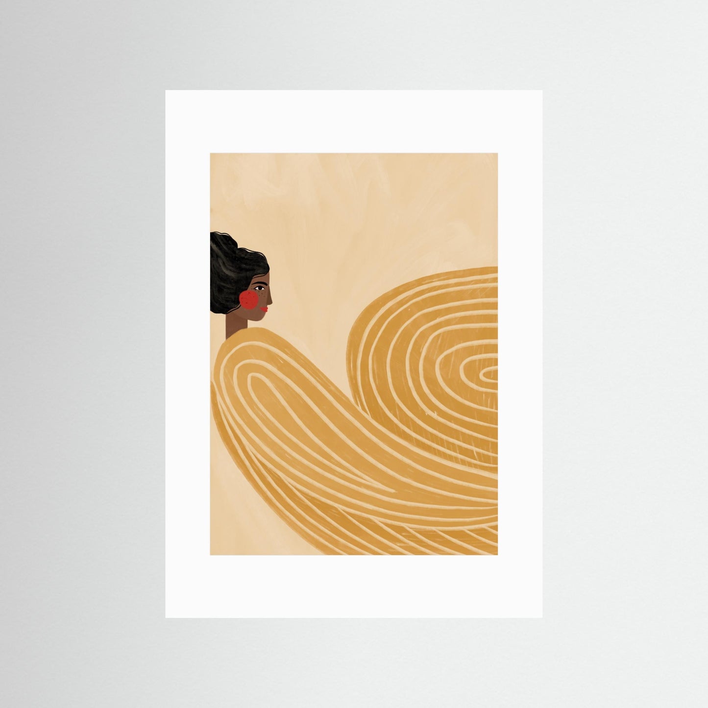 The Woman With the Yellow Stripes by Bea Müller