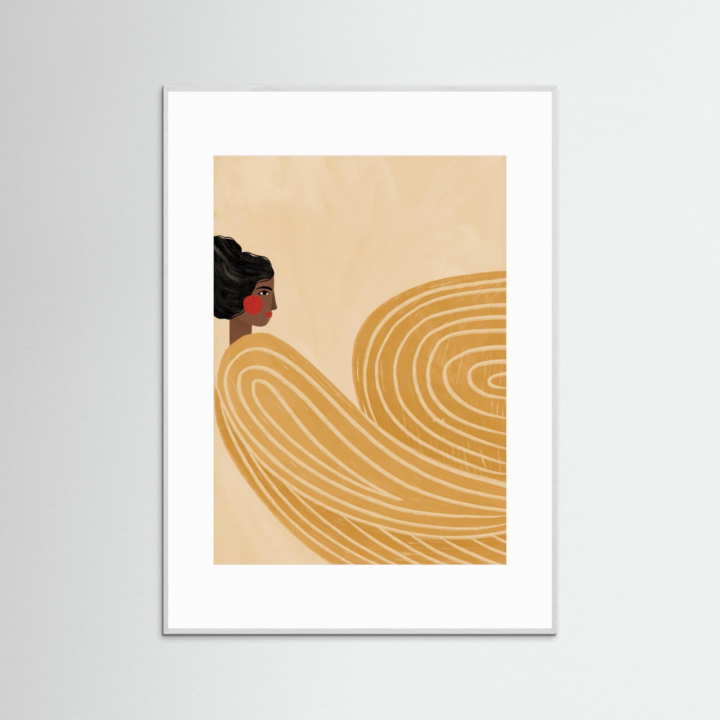 The Woman With the Yellow Stripes by Bea Müller