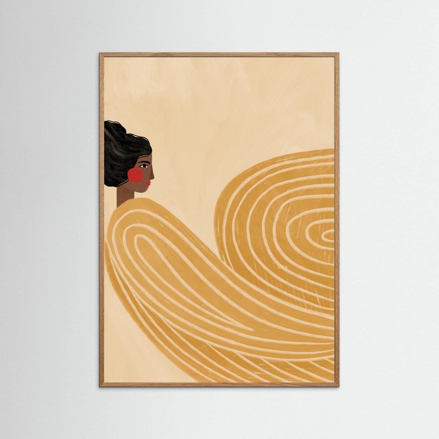 The Woman With the Yellow Stripes by Bea Müller