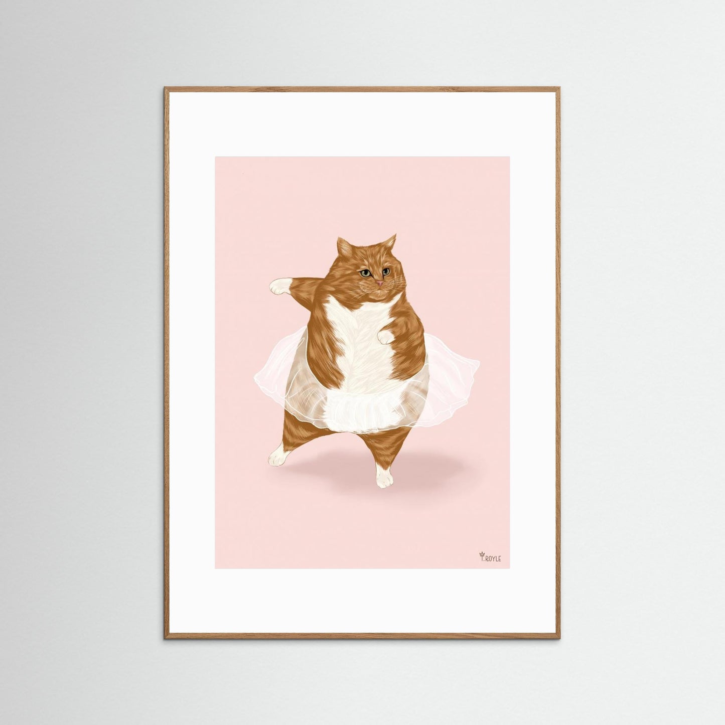 Ballet Cat - 'I can do anything I dream of' by Tara Royle