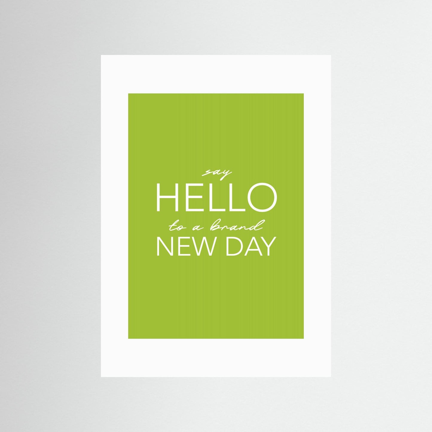Say Hello To a Brand New Day by Andreas Magnusson