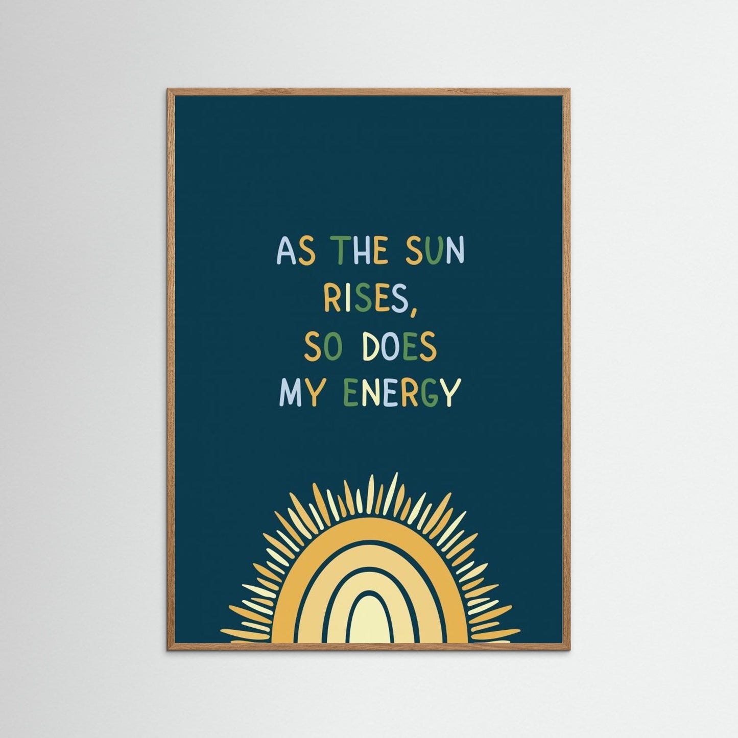 What a Wonderful World - Affirmation Poster 03 by Olena Kovalova