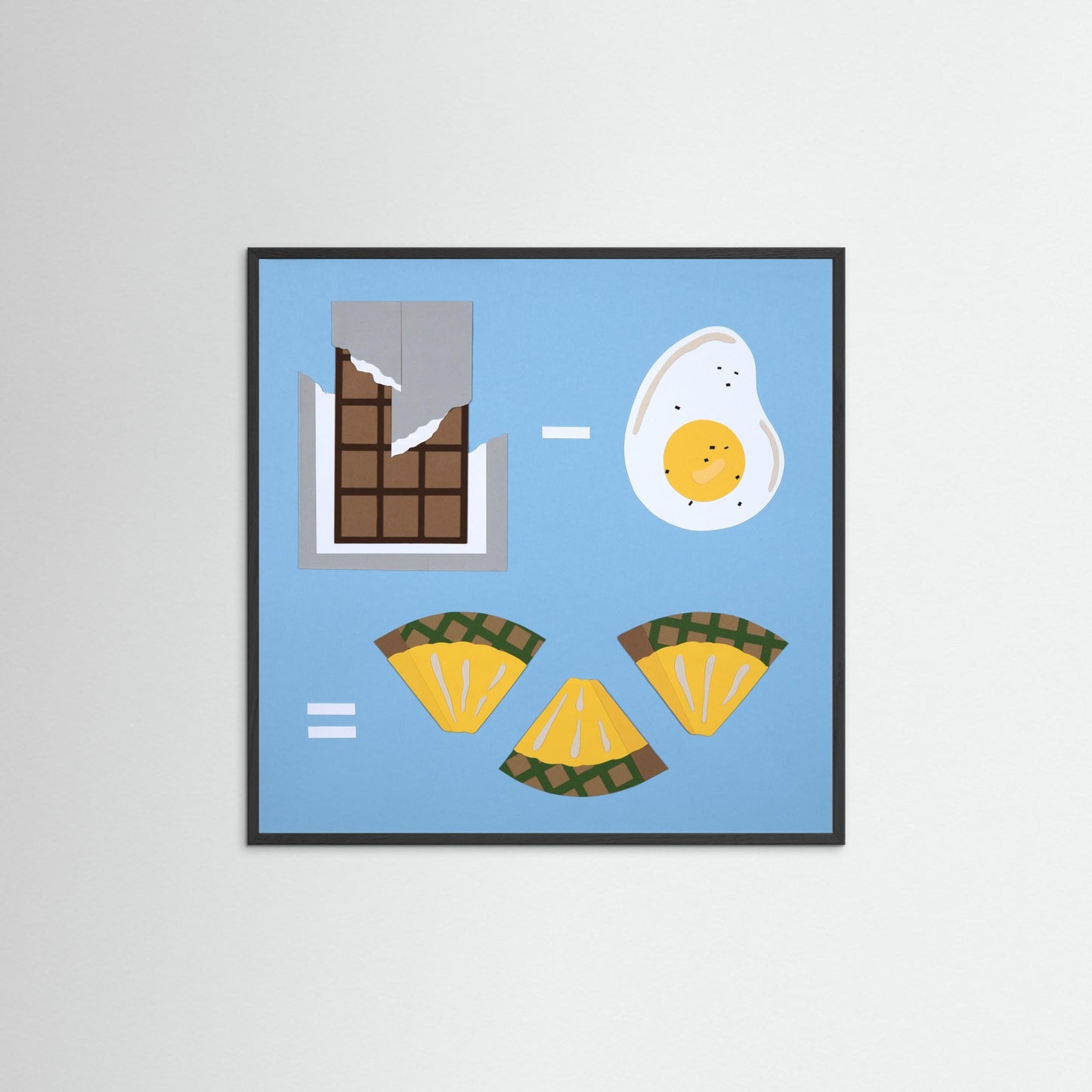 Food Math: Chocolate - Egg = Pineapple by Rankin Willard