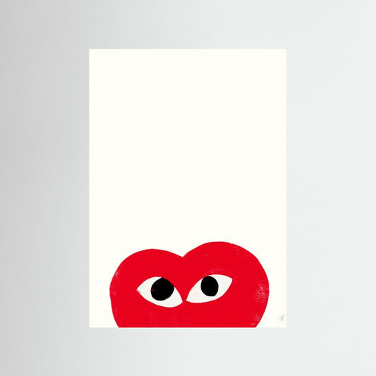 Red heart by Anne Marie Volfova