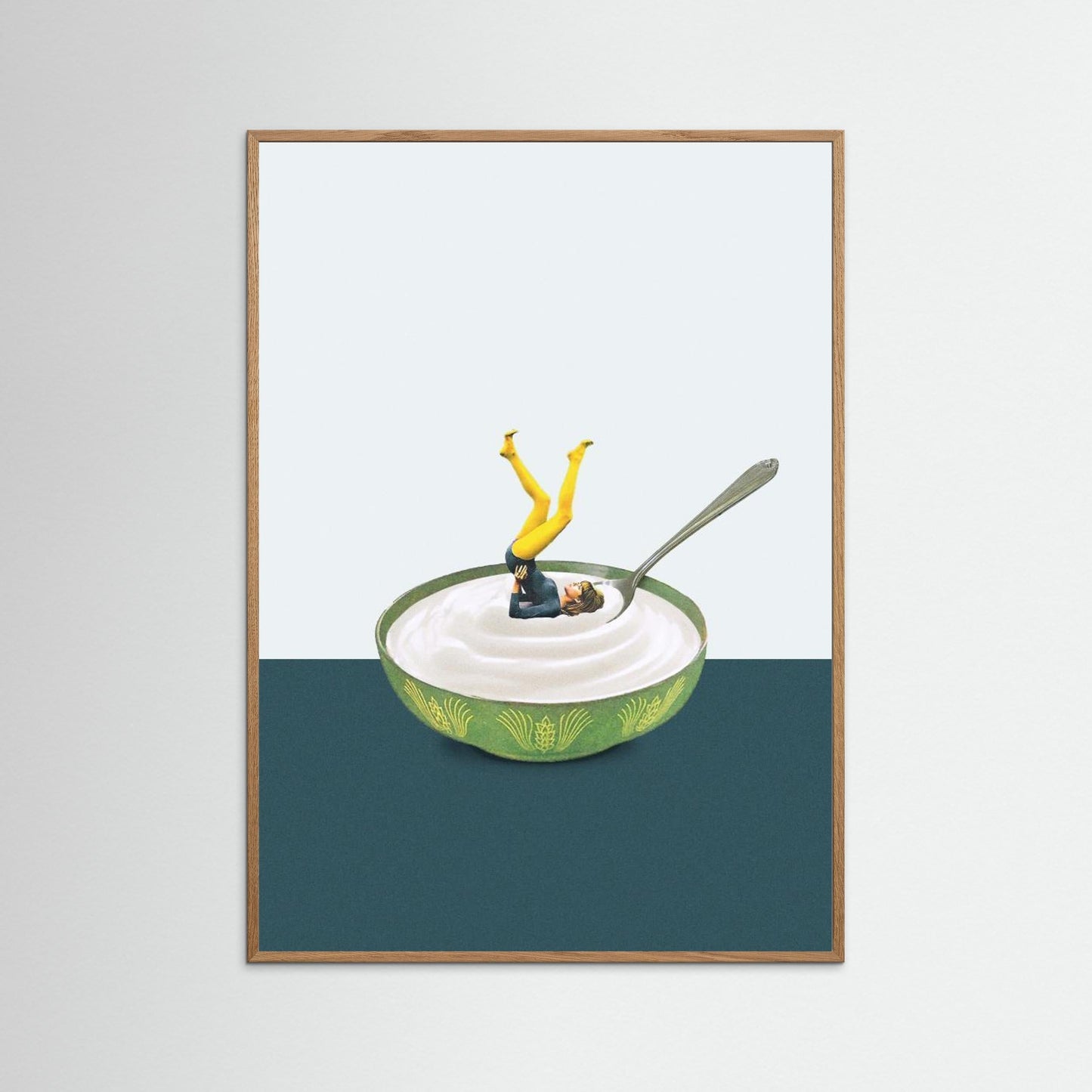 Yoga in my yogurt by Maarten Léon
