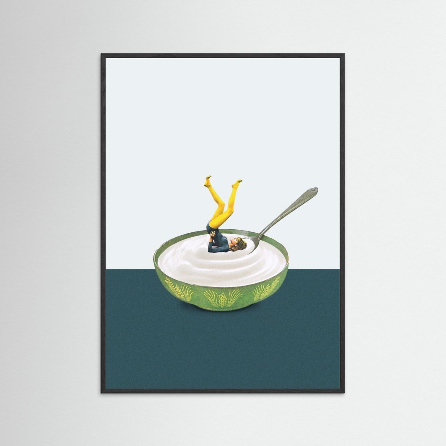 Yoga in my yogurt by Maarten Léon