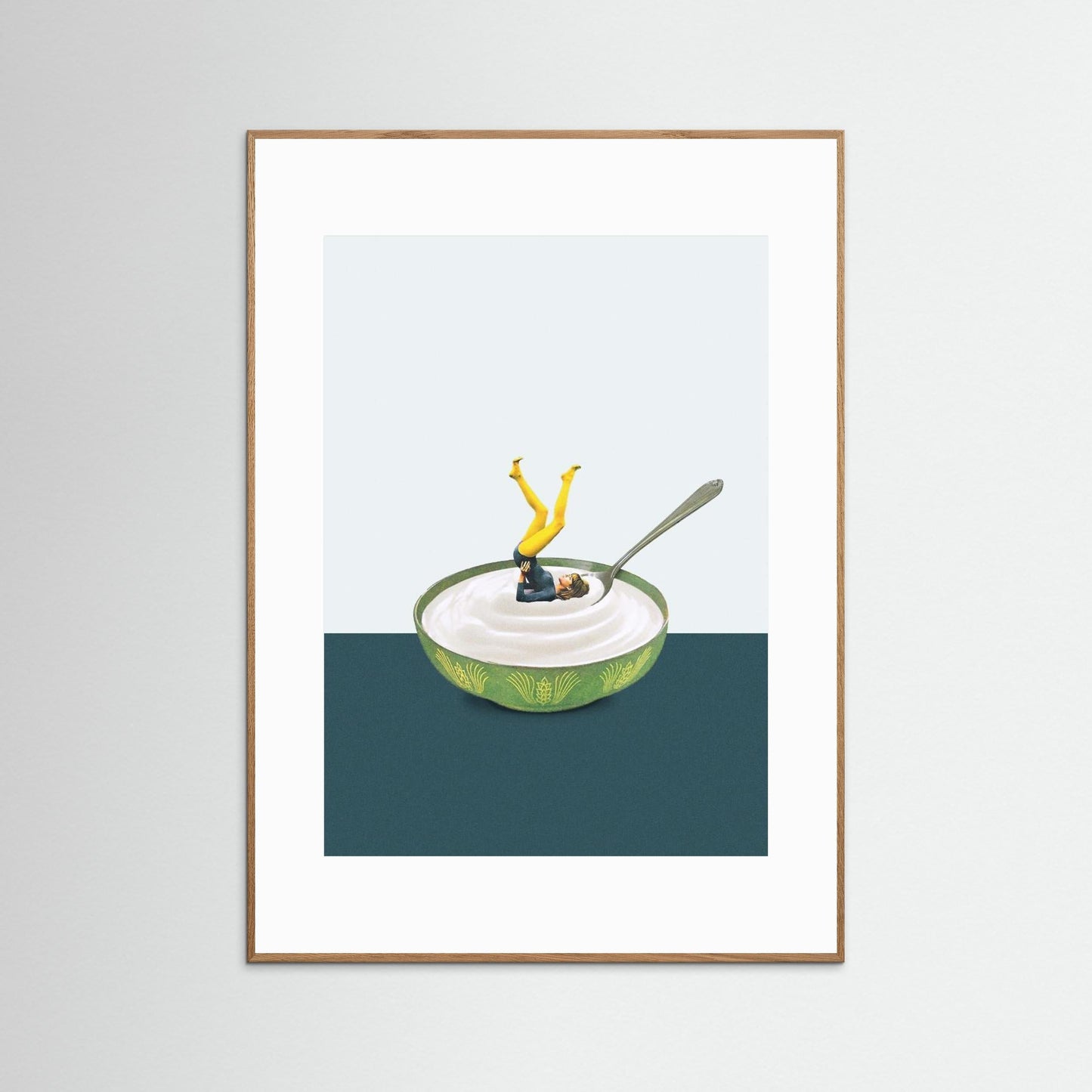 Yoga in my yogurt by Maarten Léon