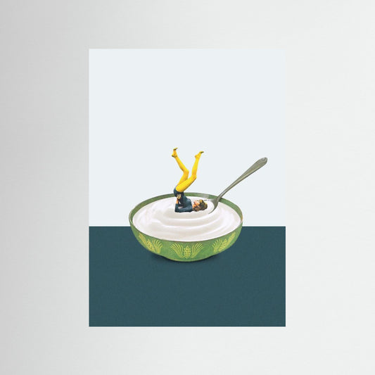 Yoga in my yogurt by Maarten Léon