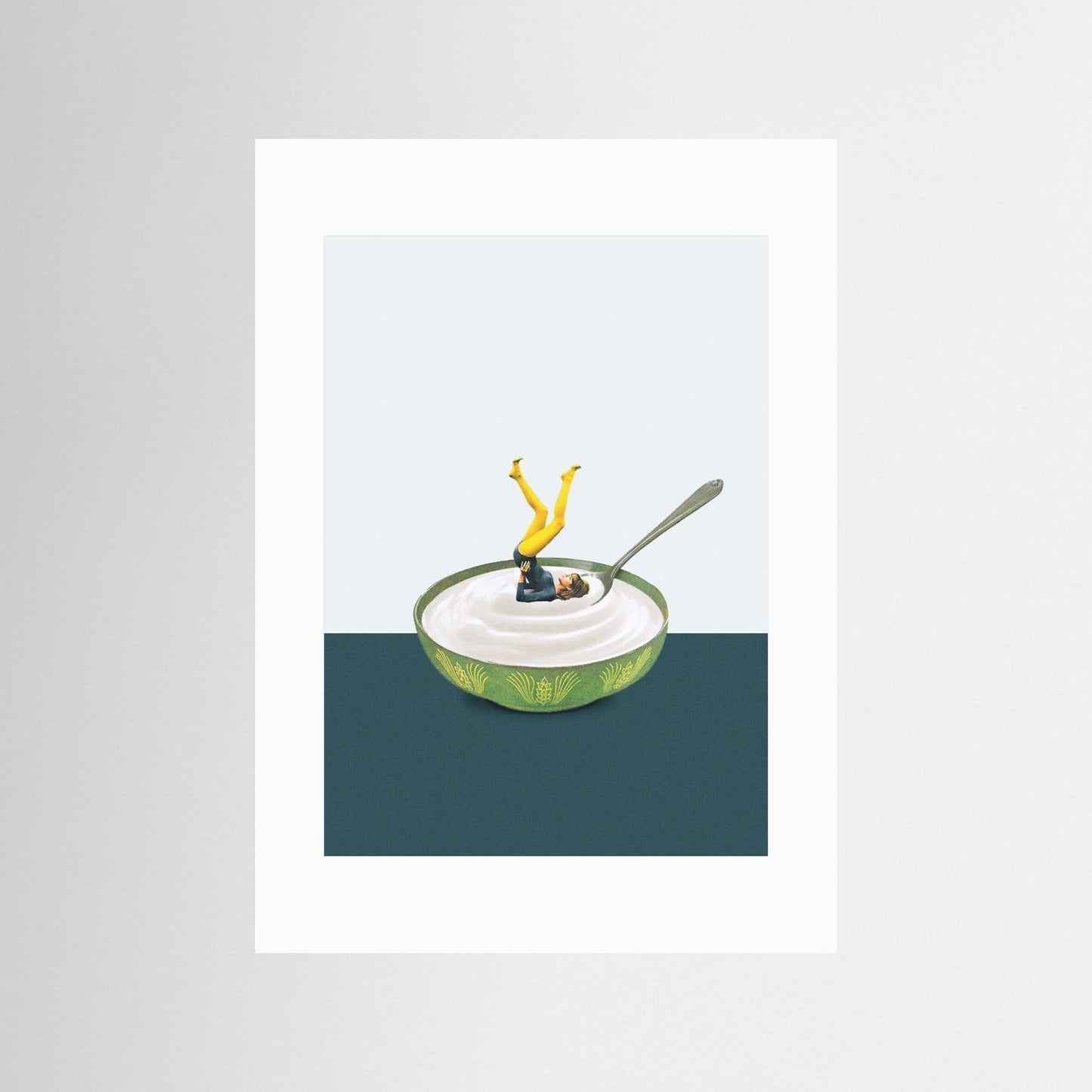 Yoga in my yogurt by Maarten Léon